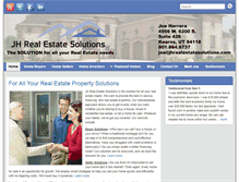 Tablet Screenshot of jhrealestatesolutions.com